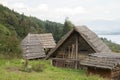 Traditional wooden huts