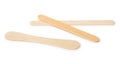 Wooden ice cream sticks Royalty Free Stock Photo