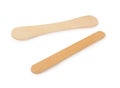 Wooden ice cream sticks Royalty Free Stock Photo