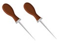 Wooden ice pick, icon