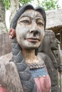 Wooden indian lady