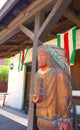 Wooden Indian Statue Royalty Free Stock Photo
