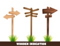 Wooden indication