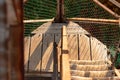 Wooden Steps up a Fire Tower Royalty Free Stock Photo