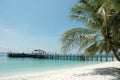 Wooden jetty Royalty Free Stock Photo