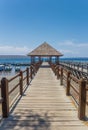 Wooden jetty at the Bali Barat National Park