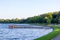 Wooden Jetty on Lake Calhoun in Minneapolis