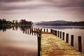 Coniston Water jetty Royalty Free Stock Photo