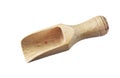 wooden kitchen scoop isolated Royalty Free Stock Photo