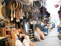 Wooden kitchen tools Royalty Free Stock Photo