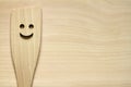 Wooden kitchenware on cutting board Royalty Free Stock Photo