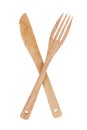 Wooden knife and fork