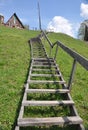 Wooden ladder