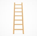 Wooden Ladder. Vector
