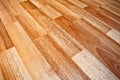 Wooden laminated floor Royalty Free Stock Photo