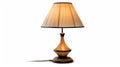 High-quality Wooden Lamp With Metallic Rotation Shade