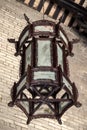 A wooden lantern of the Ming and Qing Dynasties in the Chen Clan Academy