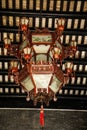 A wooden lantern of the Ming and Qing Dynasties in the Chen Clan Academy