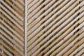 wooden laths for new house Royalty Free Stock Photo