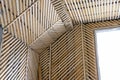 wooden laths for new house Royalty Free Stock Photo