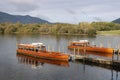Wooden launches landing stages, Keswick, Cumbria