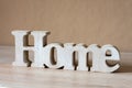 Wooden letters Home - Decorative Wooden Word
