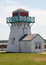 Wooden Lighthouse in Summerside on Prince Edward Island in Canad