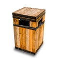 The Wooden litter bin