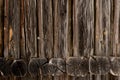 Wooden log cabin or felling texture or background