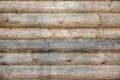 Wooden Log Cabin Old Wall Natural Colored Horizontal Background Royalty Free Stock Photo