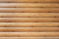 Wooden logs horizontal masonry