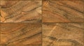 Wooden look beige and brown rectangular seamless ceramic tile and pattern useful as background or texture