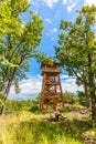 Wooden look-out tower