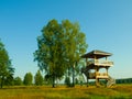 Wooden lookout tower