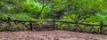 Wooden Love Bench in Central Park - Manhattan, NY Royalty Free Stock Photo