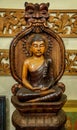 Wooden made Lord Buddha statue