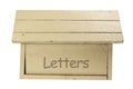 Wooden Mail Box Royalty Free Stock Photo