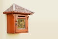 Wooden mail box Royalty Free Stock Photo