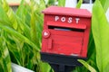 The wooden mail box Royalty Free Stock Photo