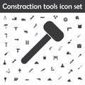 Wooden mallet, hammer icon. Constraction tools icons universal set for web and mobile Royalty Free Stock Photo