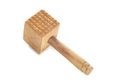 Wooden mallet made for tenderizing meat Royalty Free Stock Photo
