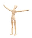 A wooden mannequin Royalty Free Stock Photo