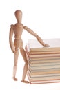 Wooden mannequin man from Ikea gestalta. Royalty Free Stock Photo