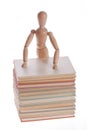 Wooden mannequin man from Ikea gestalta. Royalty Free Stock Photo