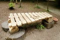 Wooden marimba at Wentworth Woodhouse