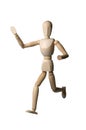 Wooden marionette running