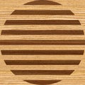 Wooden marquetry can be patterns created from the combination of wood, wooden floor, parquet, cutting board Royalty Free Stock Photo