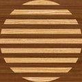 Wooden marquetry can be patterns created from the combination of wood, wooden floor, parquet, cutting board Royalty Free Stock Photo