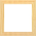 Wooden marquetry square pine frame, wooden frame made of a combination of different woods