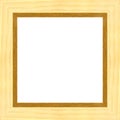 Wooden marquetry square pine walnut frame, wooden frame made of a combination of different woods